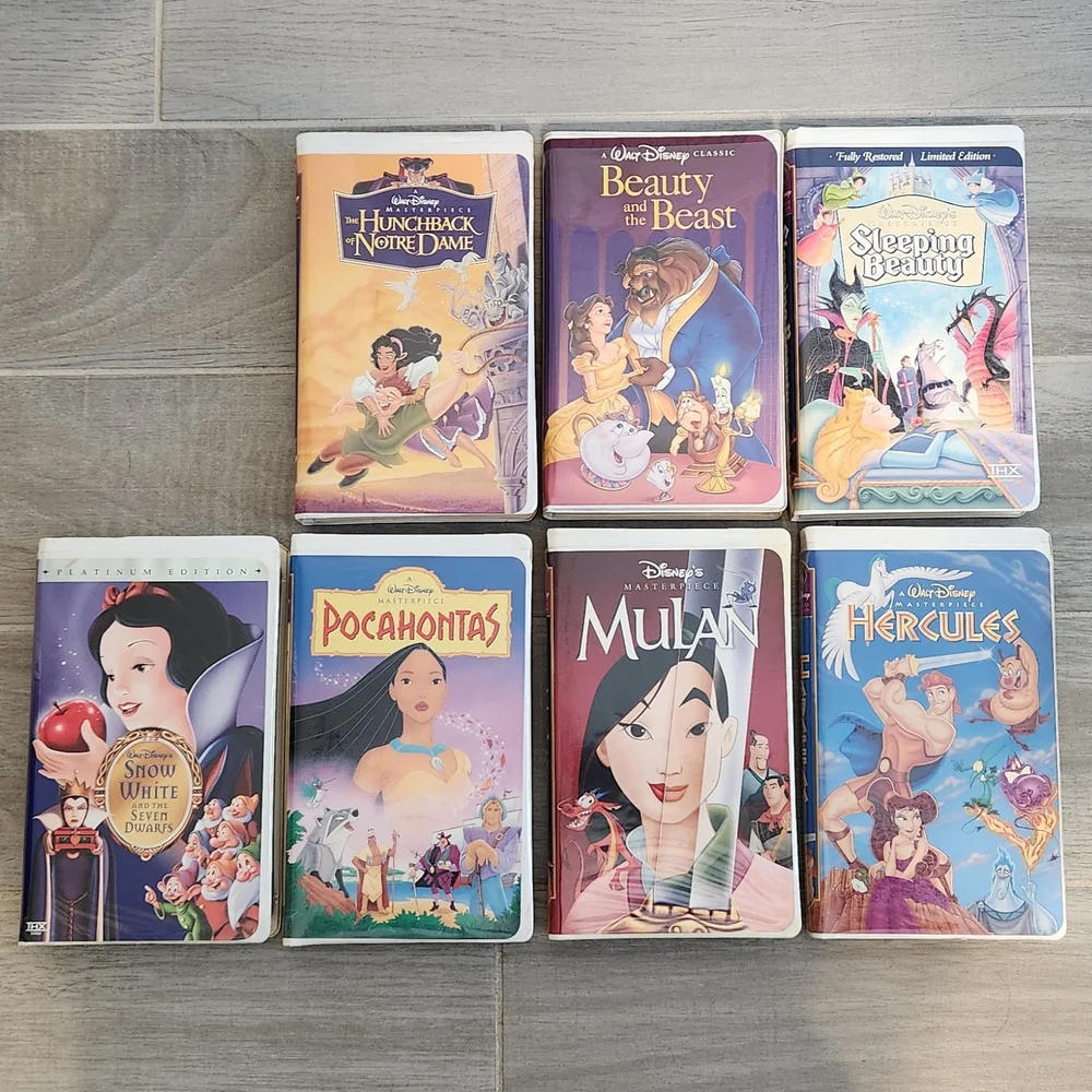 Disney Masterpiece Collection and Black Diamond VHS Bundle